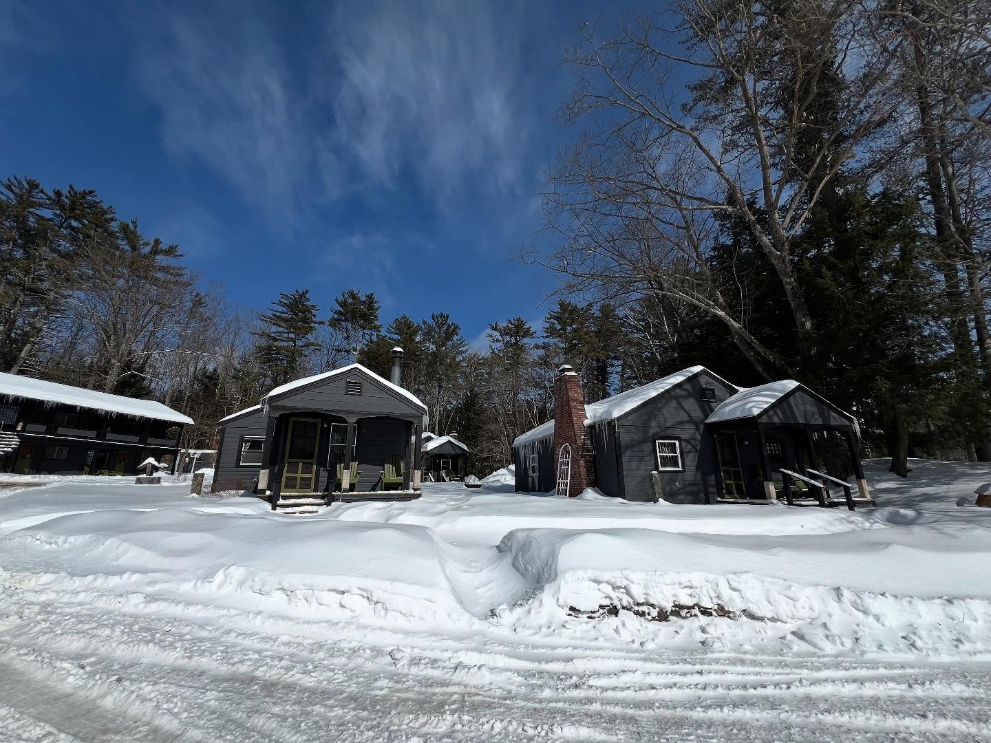 Cabins in Snow